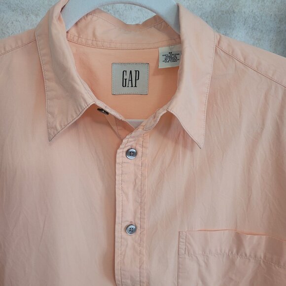 Gap Tops - Gap Peach Colored Womens Button Long Sleeve Shirt Size M